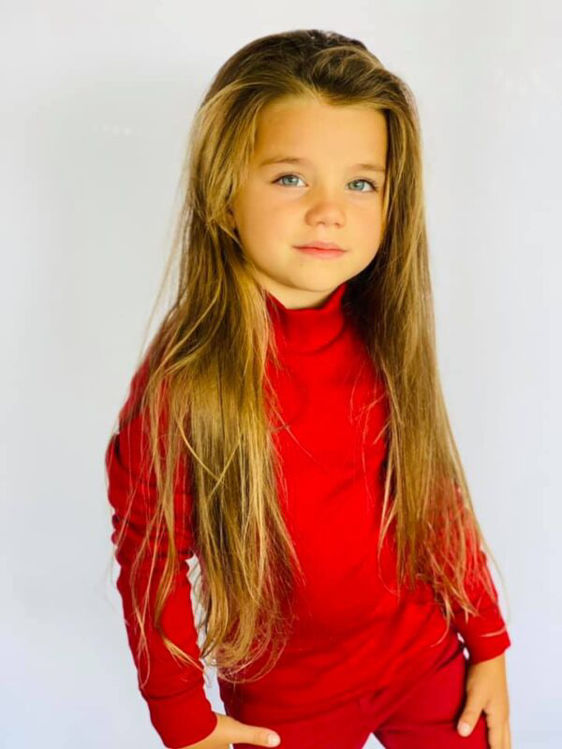 Picture of BIMBI E 100% HIGH QUALITY Cotton Thermal Turtlenecks MAROON